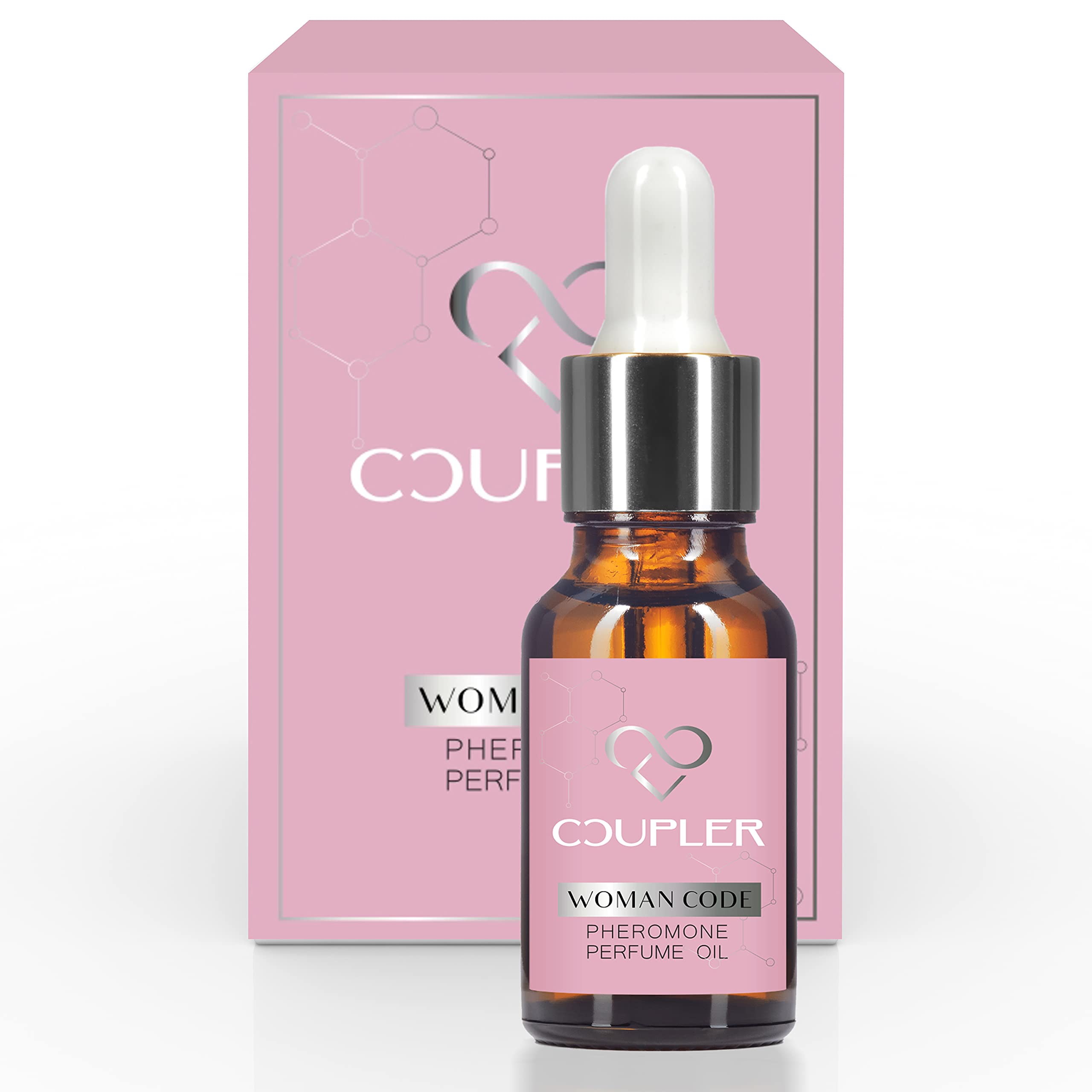COUPLER pheromone oil for women in a 10ml bottle, ideal for confident evenings