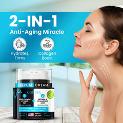 COUPLX retinol moisturizer jar reveals rich cream for deep hydration