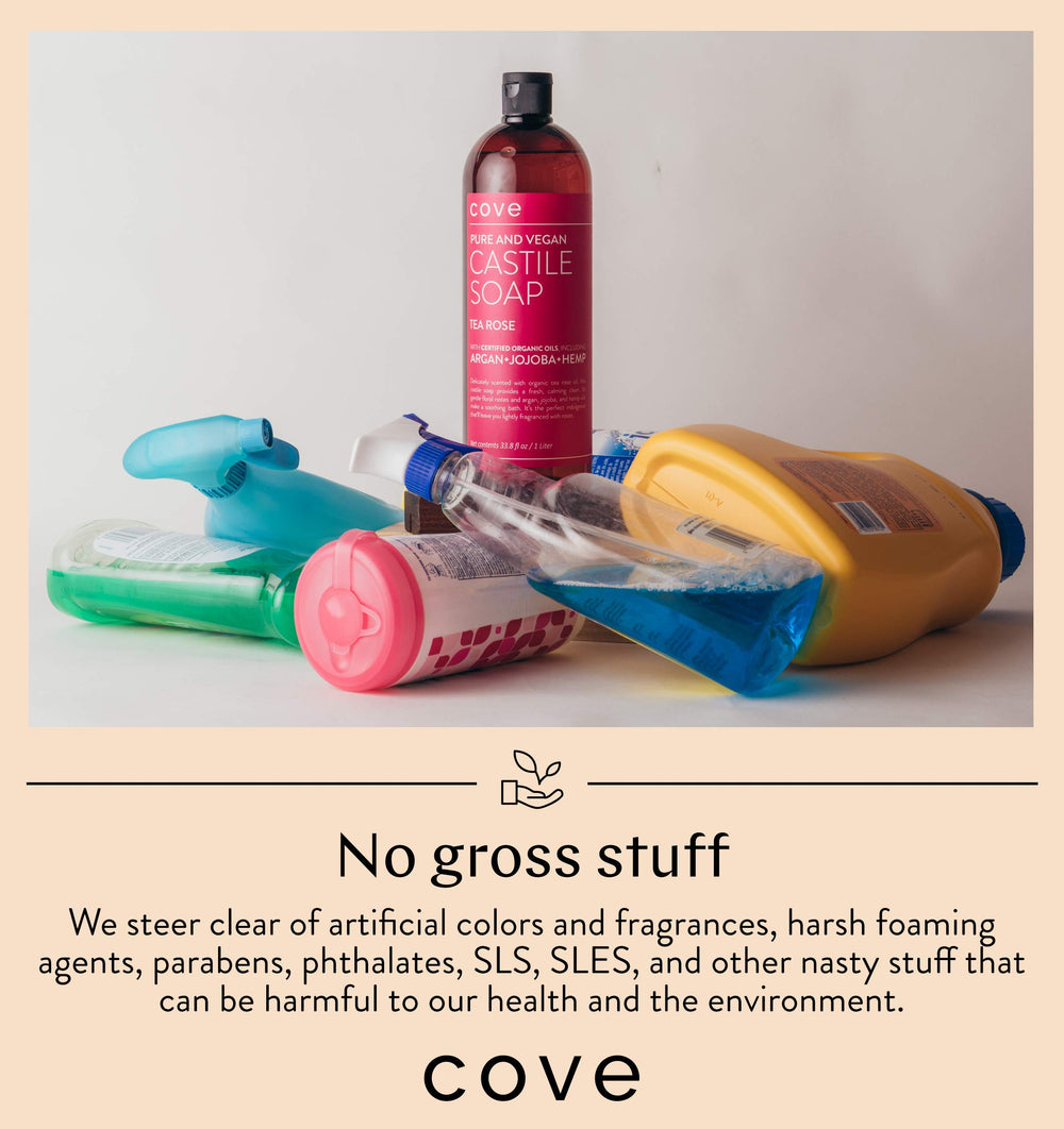 Cove Castile Soap Unscented recyclable packaging highlights eco friendly choice