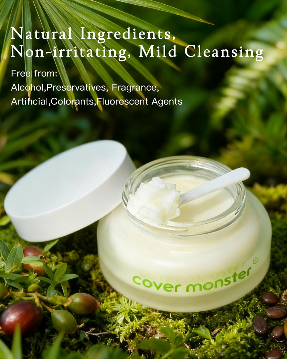 COVER MONSTER balm on hand emulsifying makeup for easy removal