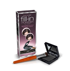 Cover Your Gray Black compact with mirror for quick touch-ups.