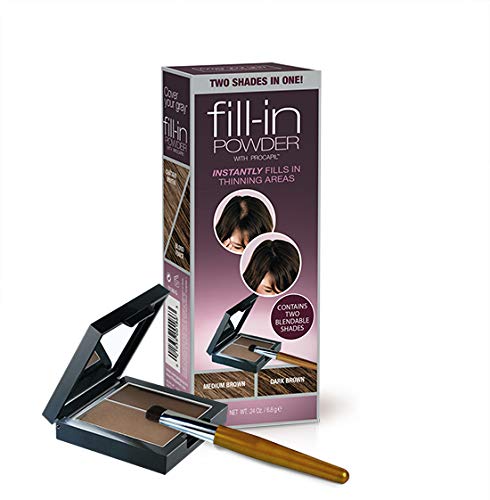 Cover Your Gray Fill In Powder compact with mirror for thinning-area touch-ups