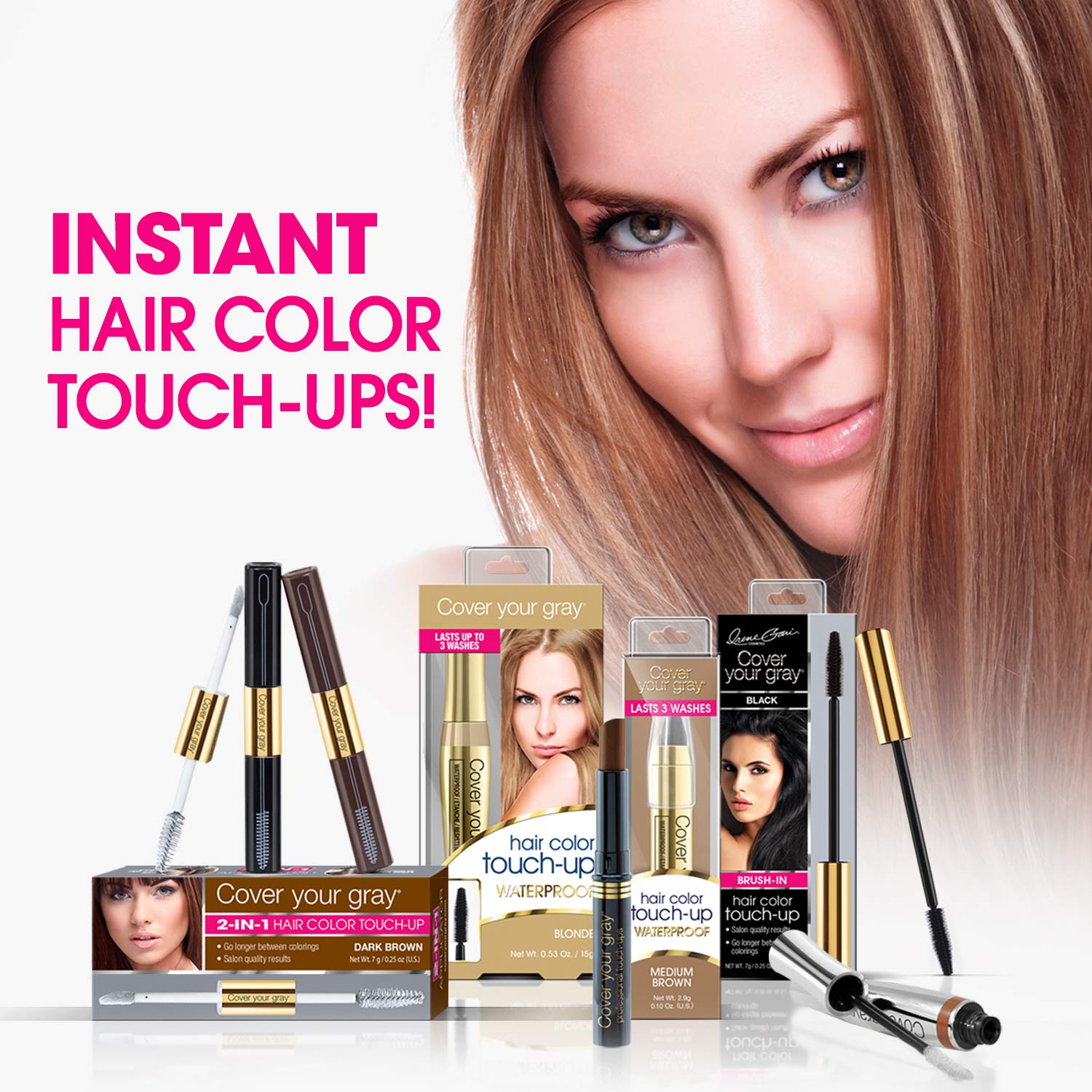Waterproof finish of Cover Your Gray Fill-In-Powder dark brown during activity.