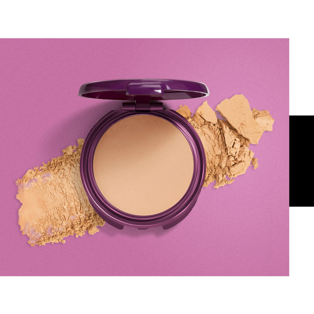 CoverGirl Advanced Radiance pressed powder Natural highlighting pigments for a luminous finish.
