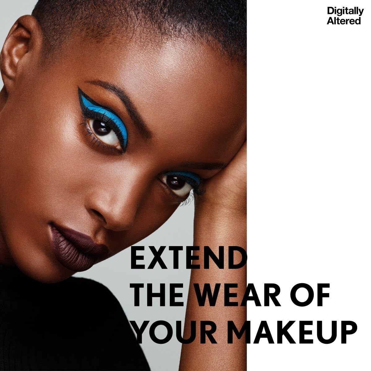 CoverGirl Base Business Primer face ready before-after shows smoother skin.