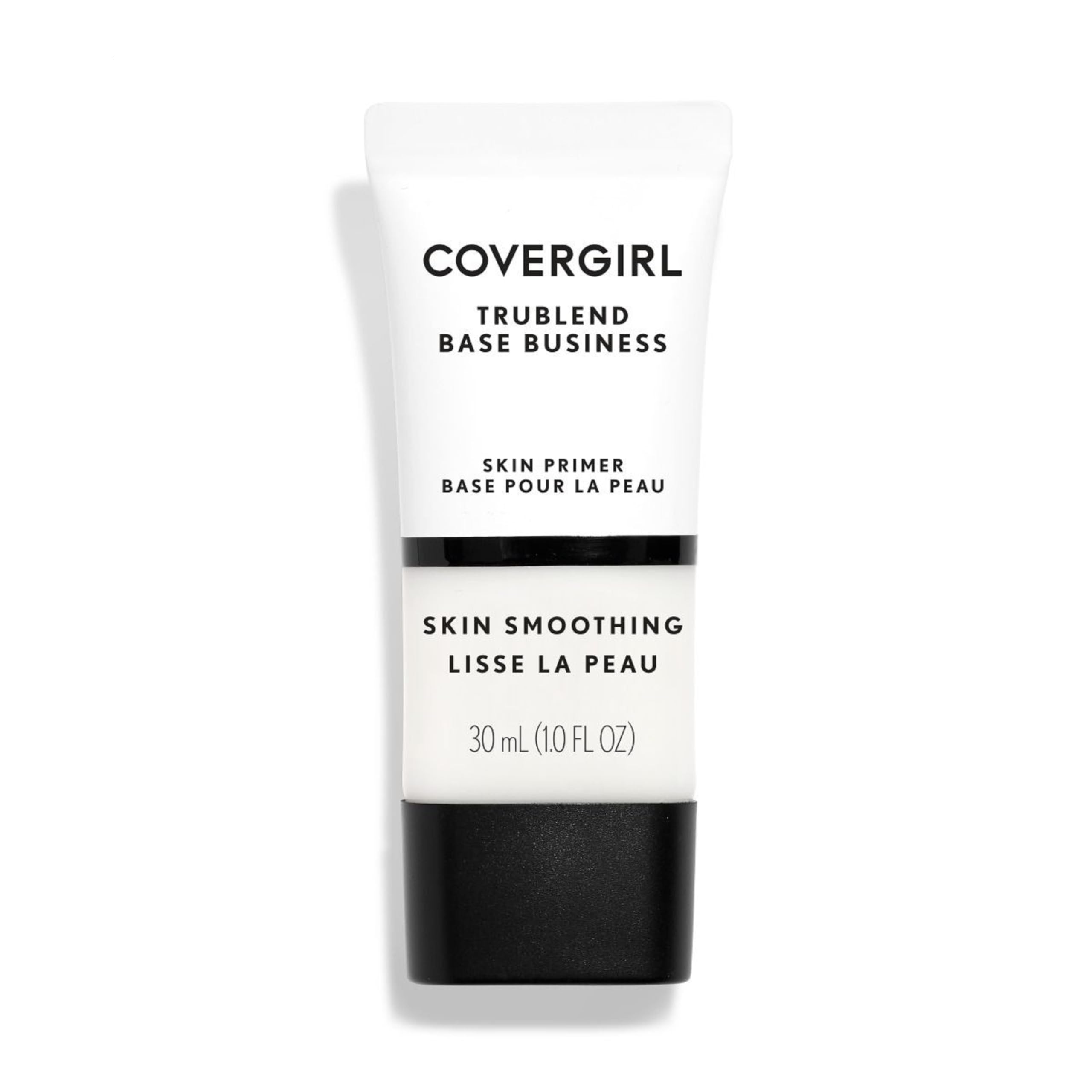 CoverGirl Base Business Primer bottle shows a silky, skin-smoothing base.