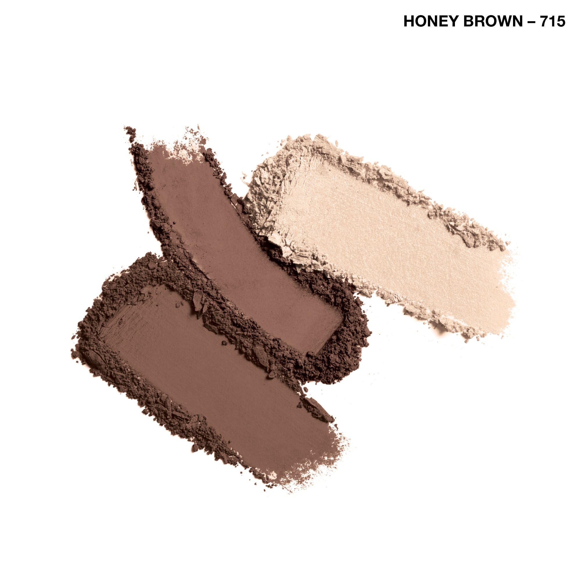 CoverGirl brow kit in use demonstrates quick, everyday brow enhancement