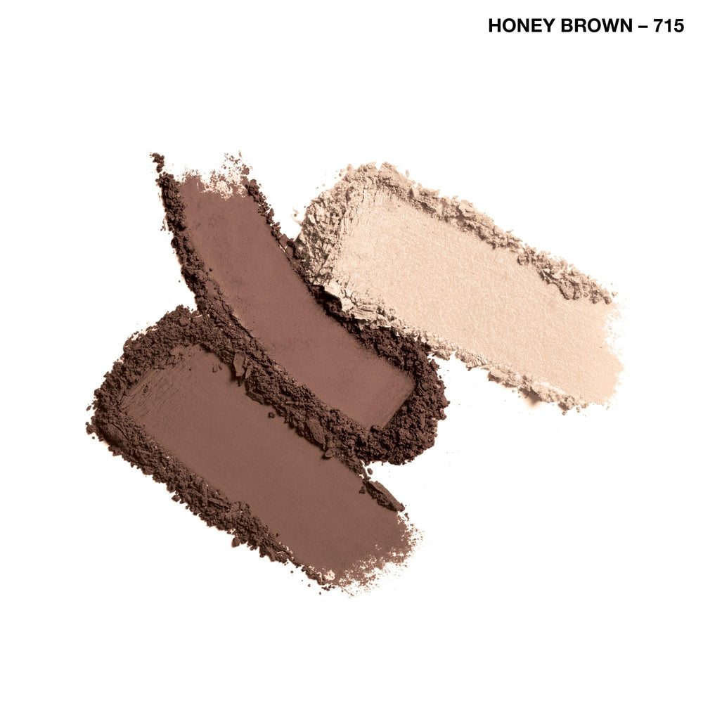 CoverGirl brow kit in use demonstrates quick, everyday brow enhancement