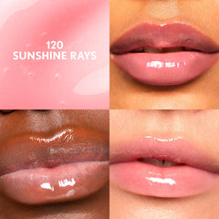 CoverGirl Clean Fresh Yummy Lip Gloss Hyaluronic hydration formula for comfortable lips.