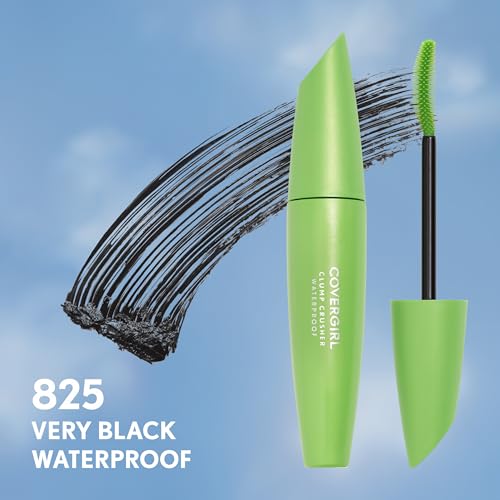 CoverGirl Clump Crusher in 825 Very Black showcases high-contrast lash definition.