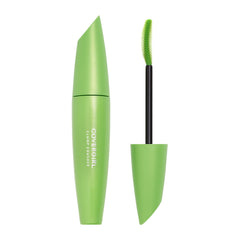 CoverGirl Clump Crusher waterproof mascara bottle closeup, deep black shade for bold lashes.