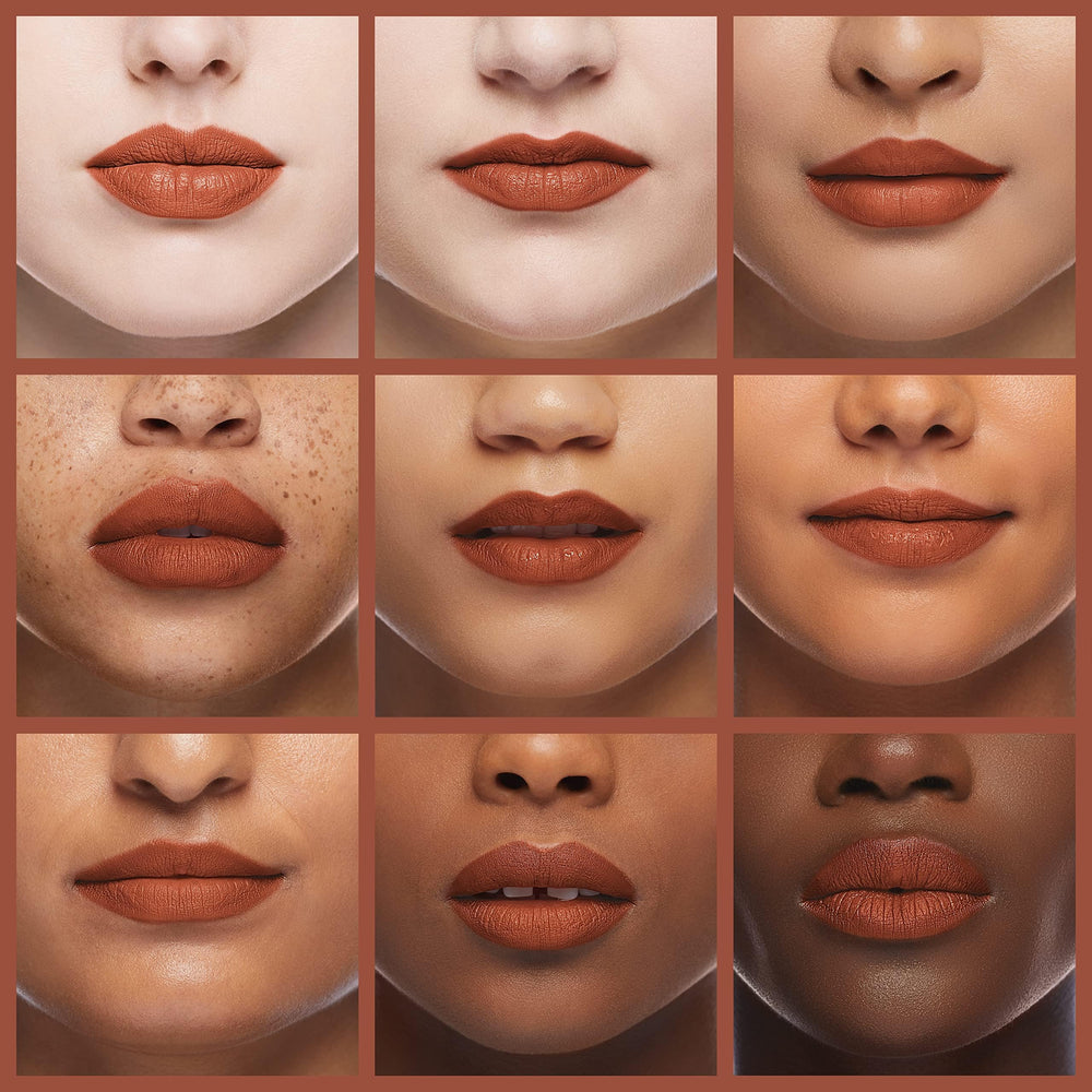 Application shot of CoverGirl Bronzed Glow lipstick for precise lip lining