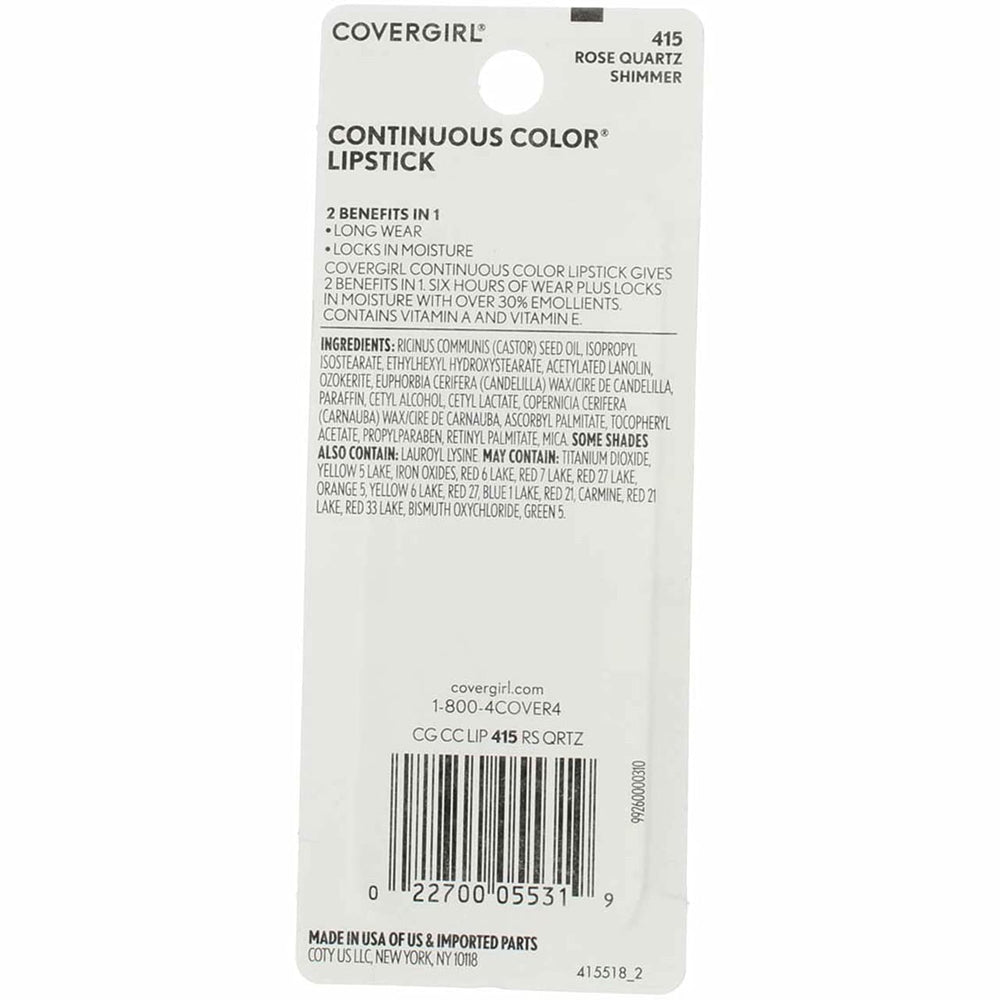 CoverGirl Rose Quartz shade palette and color range for multiple looks.