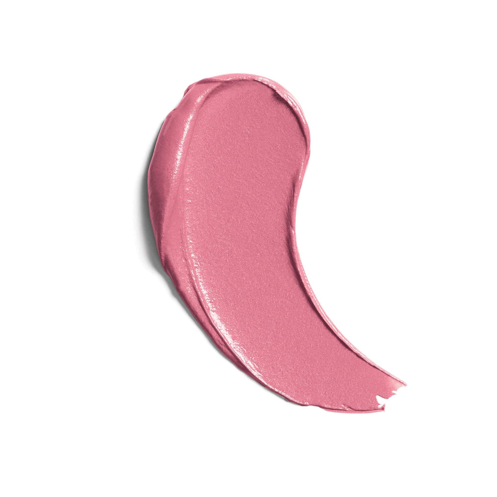 CoverGirl Smokey Rose swatch on lips reveals rich hue and lasting moisture.