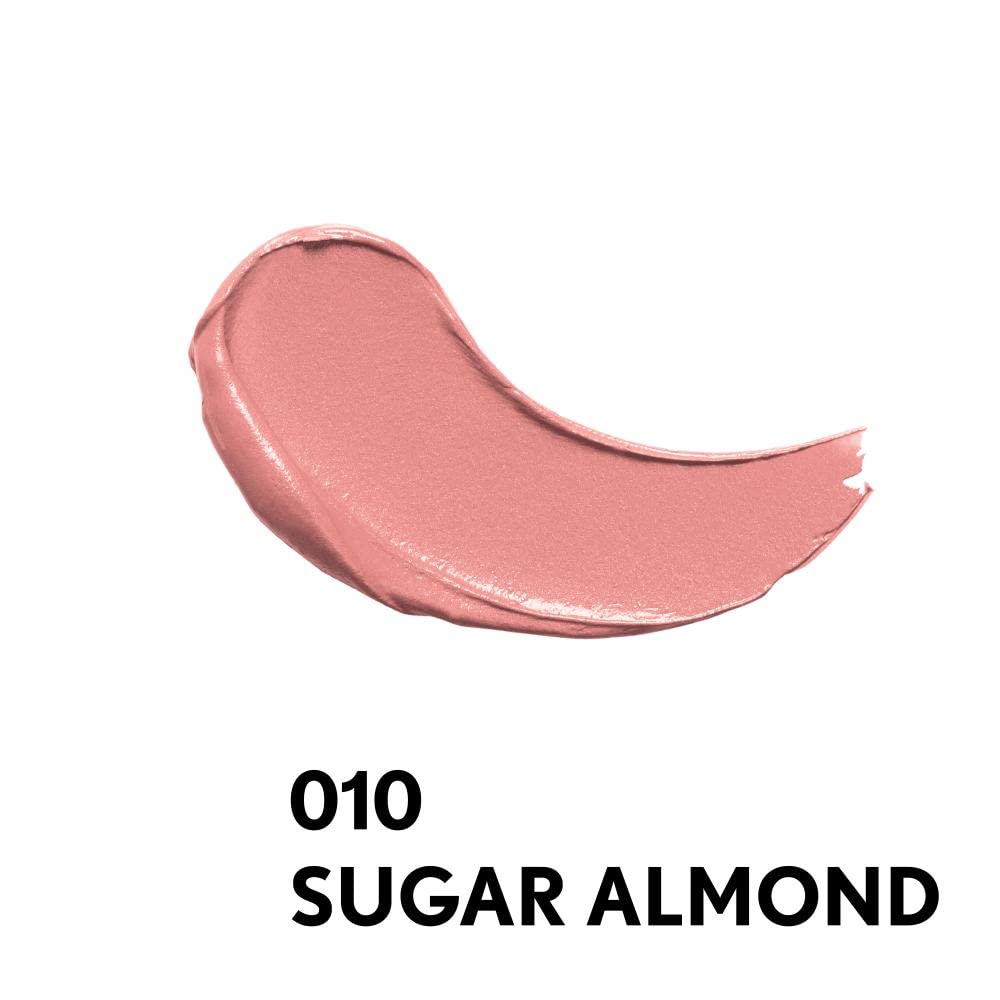 CoverGirl Continuous Color Lipstick Sugar Almond 010 applying for long lasting color