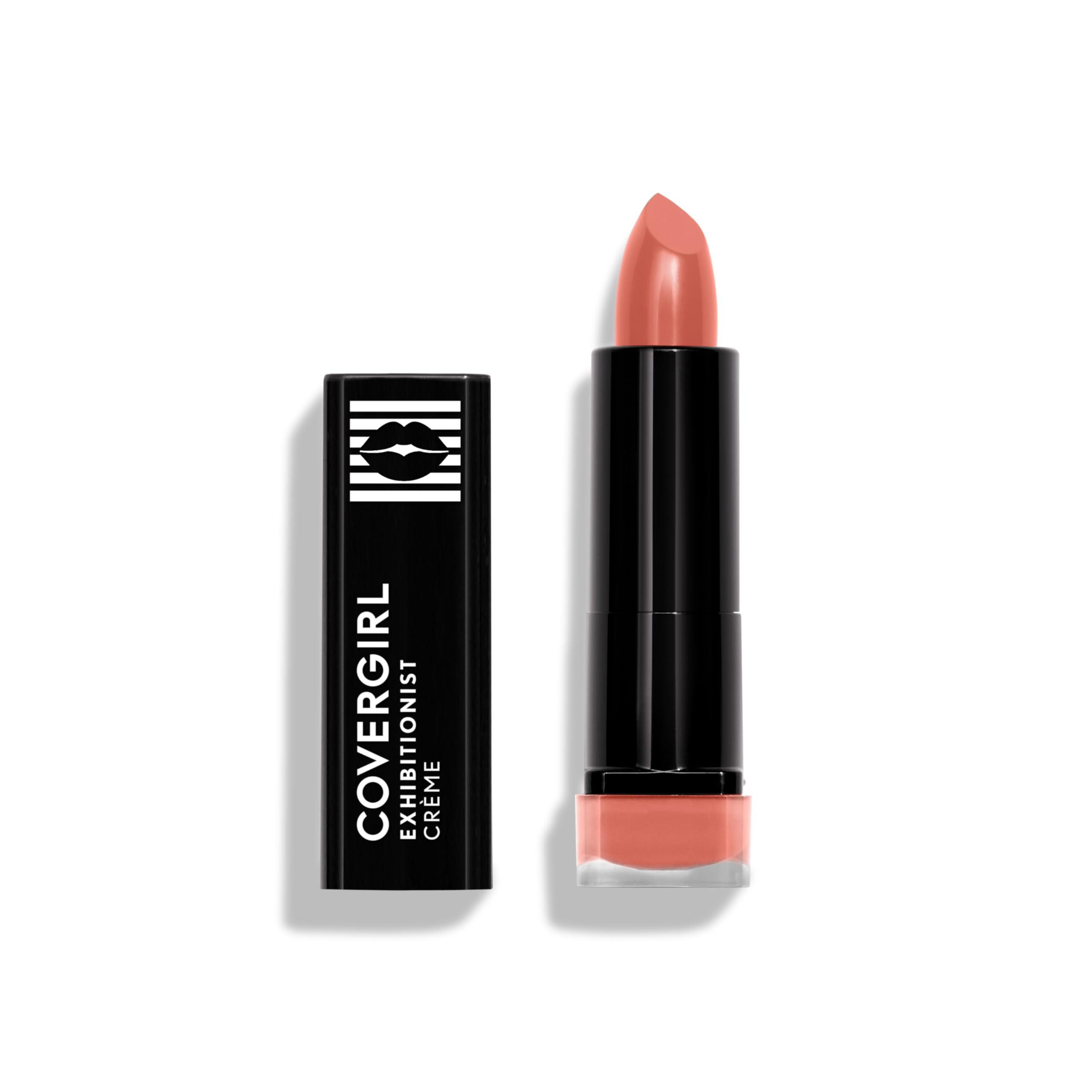 CoverGirl Exhibitionist Coral Dreams swatch reveals vibrant color with creamy finish