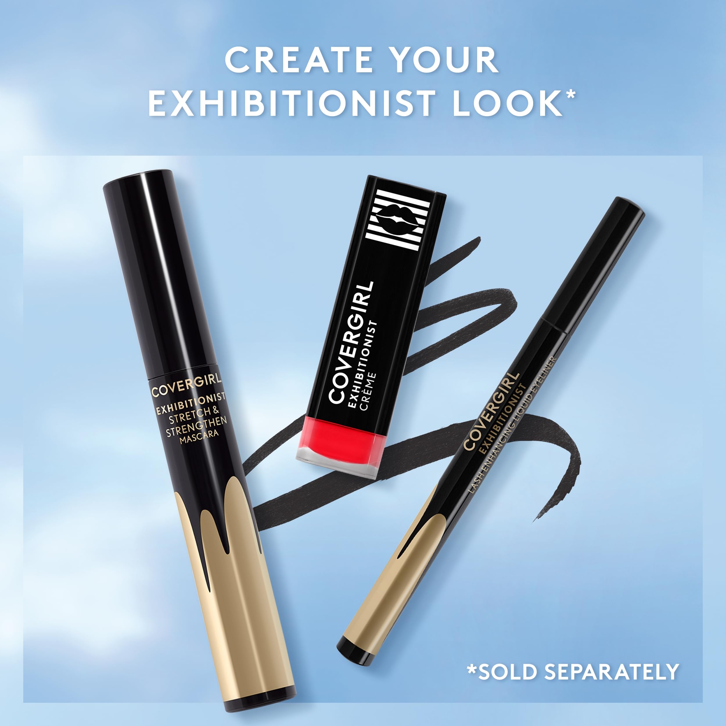 CoverGirl Exhibitionist long-wear formula provides all-day color without transfer