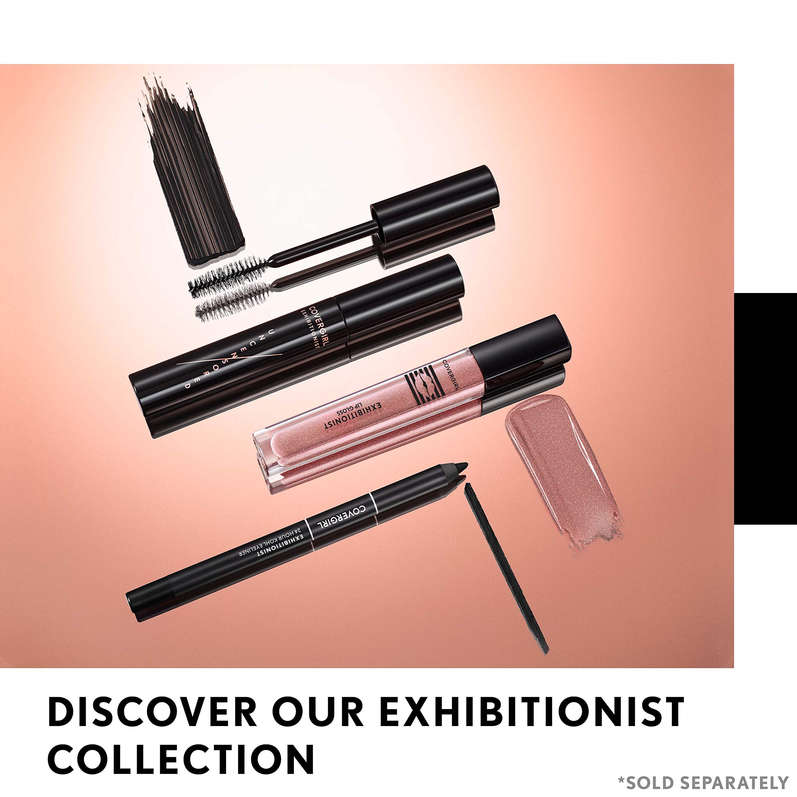 COVERGIRL Exhibitionist layering with lipstick cream creates lacquered look.