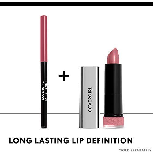 COVERGIRL Exhibitionist Lip Liner packaging box shown for compact storage.