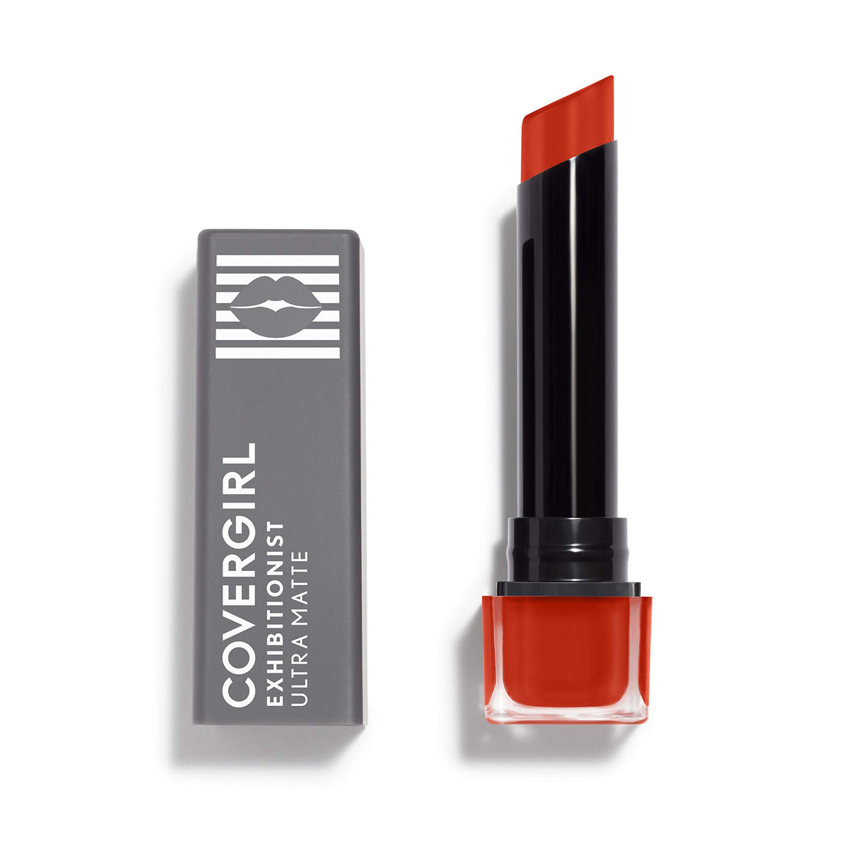 CoverGirl Exhibitionist All Abuzz swatch reveals bold, transfer-resistant color.
