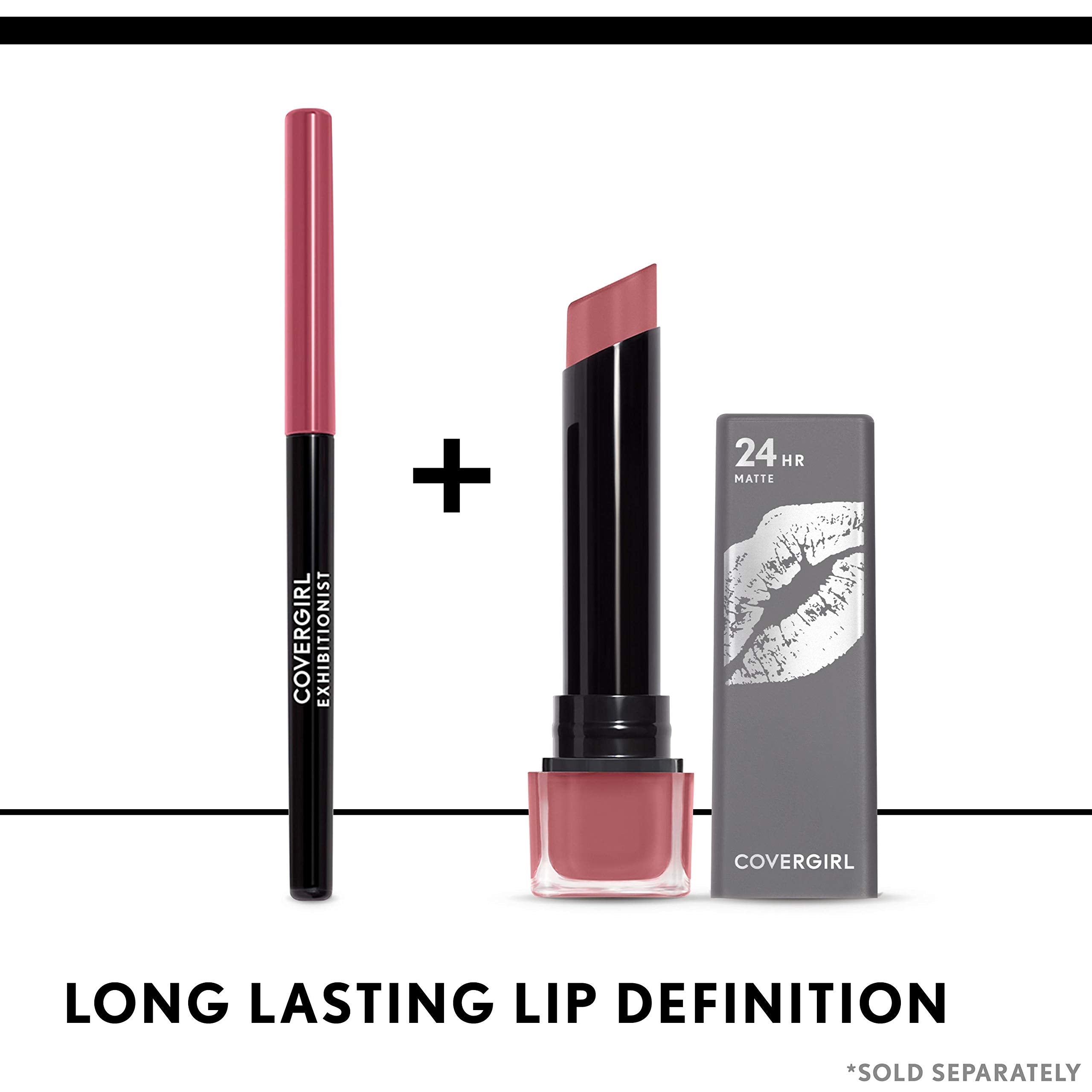 COVERGIRL Exhibitionist lip look shows comfortable wear.