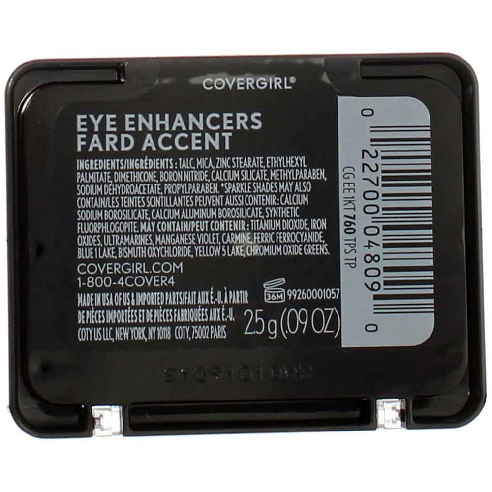 CoverGirl Eye Enhancers Tapestry Taupe application looks demonstrating easy layering.