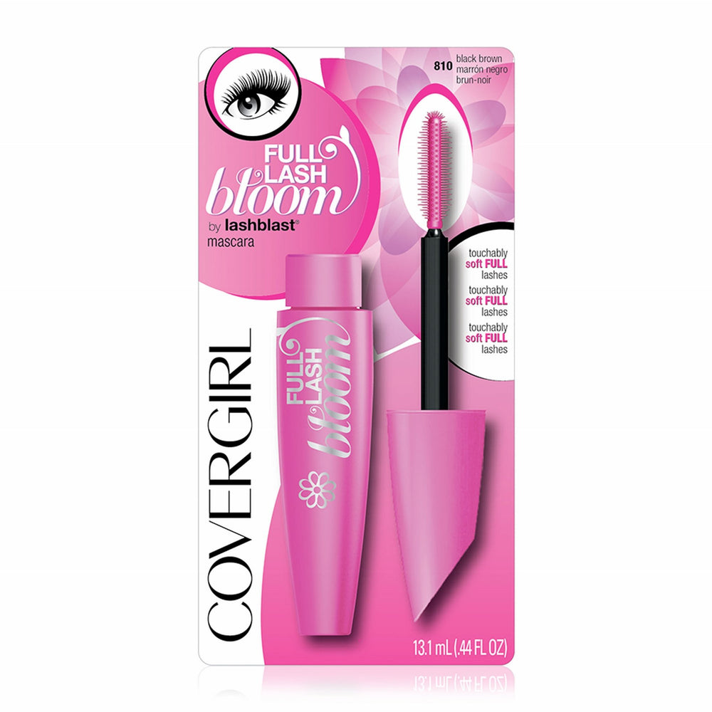 CoverGirl Full Lash Bloom applied lashes with a full-length look.