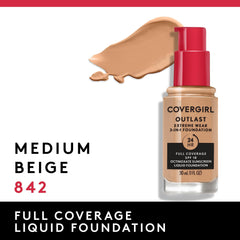 Covergirl Outlast Extreme Wear 1oz bottle ready for on-the-go touch-ups.
