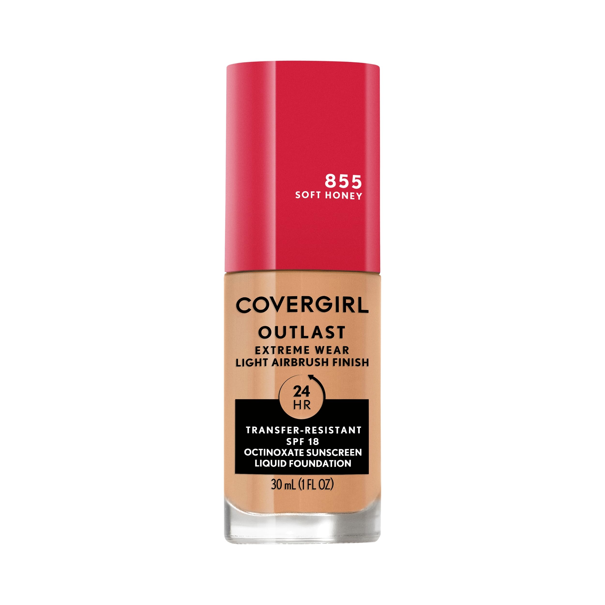 Covergirl Outlast Extreme Wear Soft Honey bottle ready for all-day coverage.
