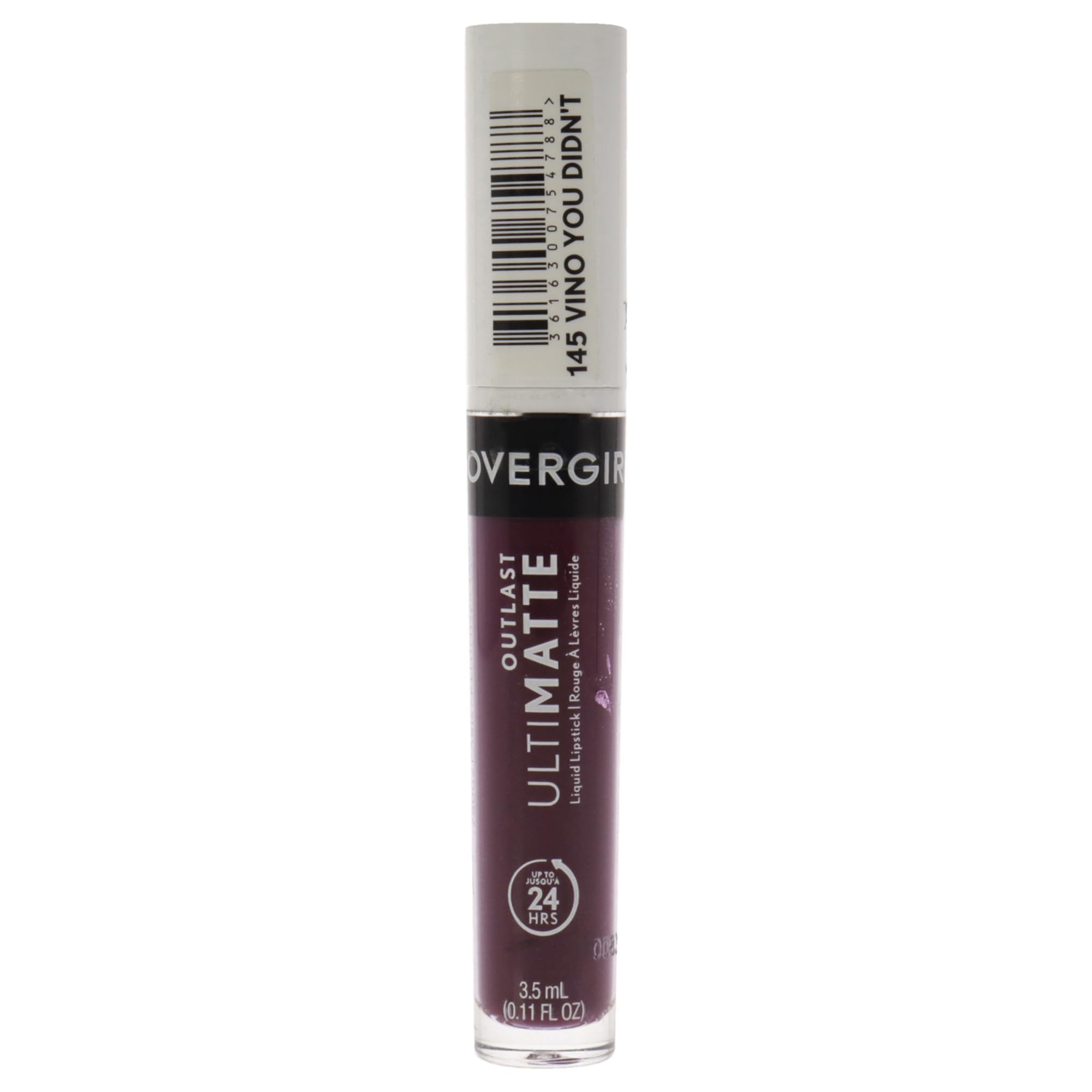 CoverGirl Outlast Ultimatte bottle in Vino You Didn’t for precise, transfer-resistant color.