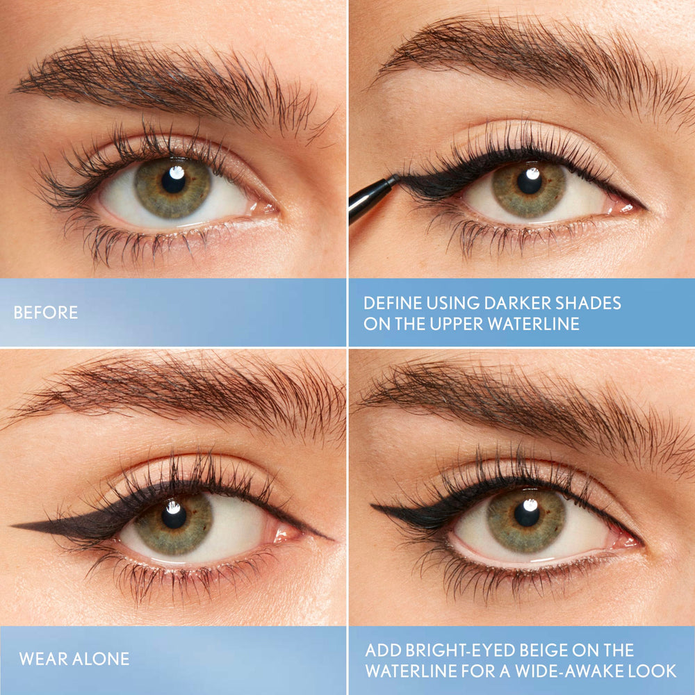 Creamy gel formula close-up for smooth, precise lines on the lash line.