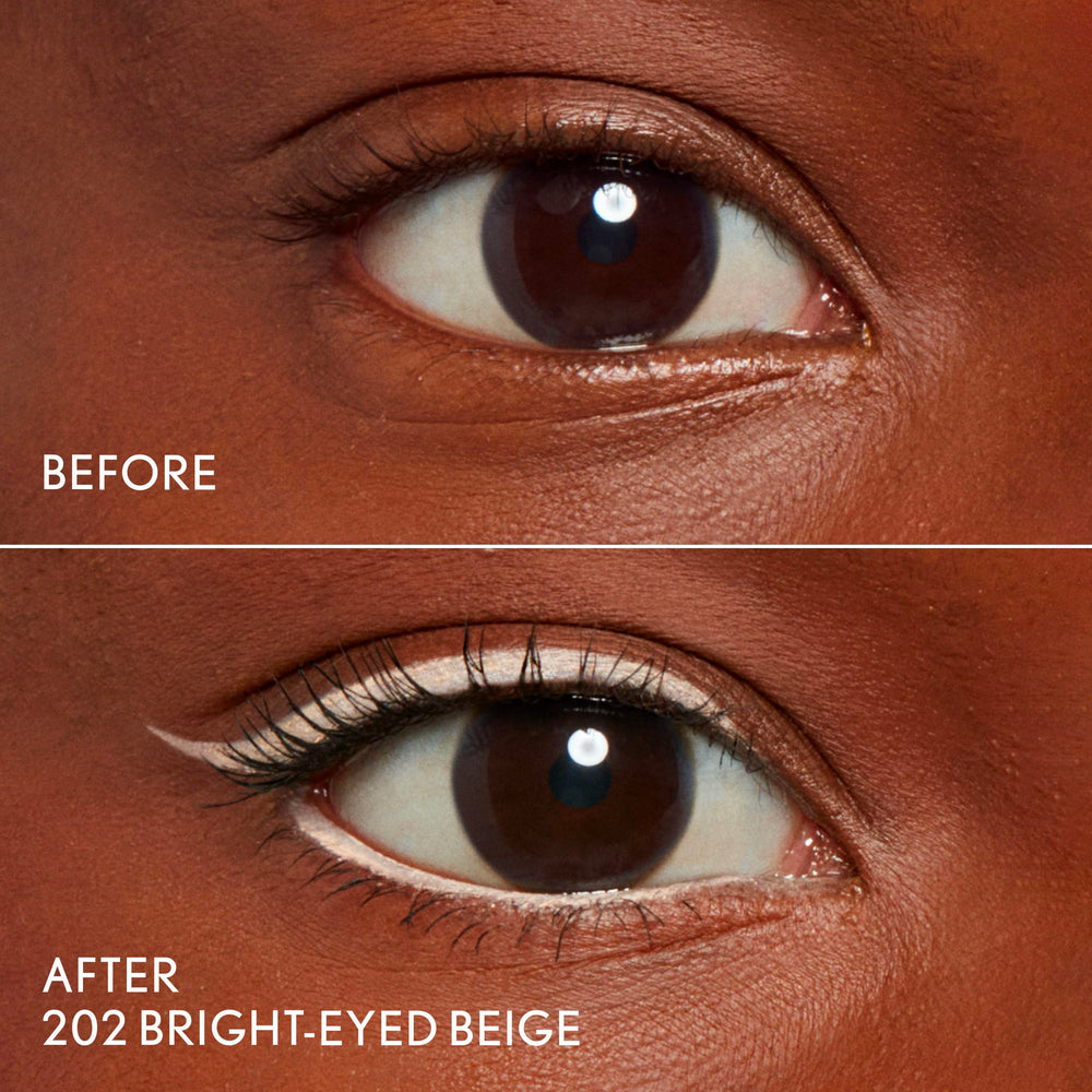 CoverGirl Perfect Point Plus Lashline waterproof swatch shows smudge-resistant color