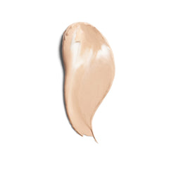Foundation being swiped on skin for smooth, hydrated finish