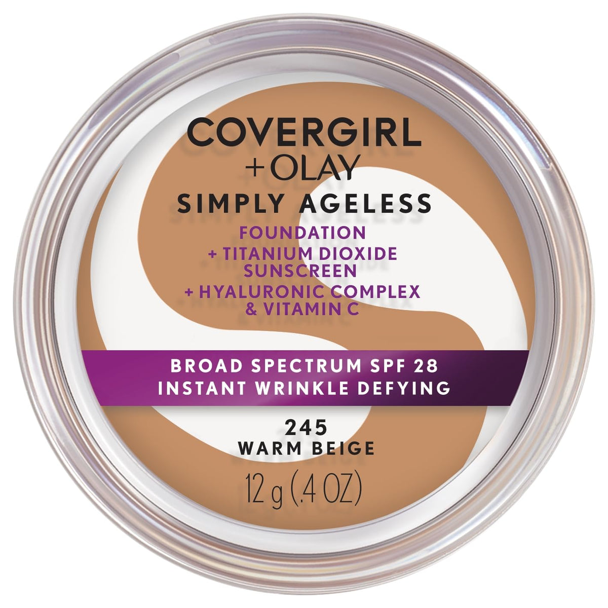 CoverGirl Simply Ageless foundation pump for quick, even application and a smooth finish.