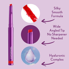 CoverGirl Simply Ageless Lip Flip Liner silky texture glides smoothly for comfortable definition