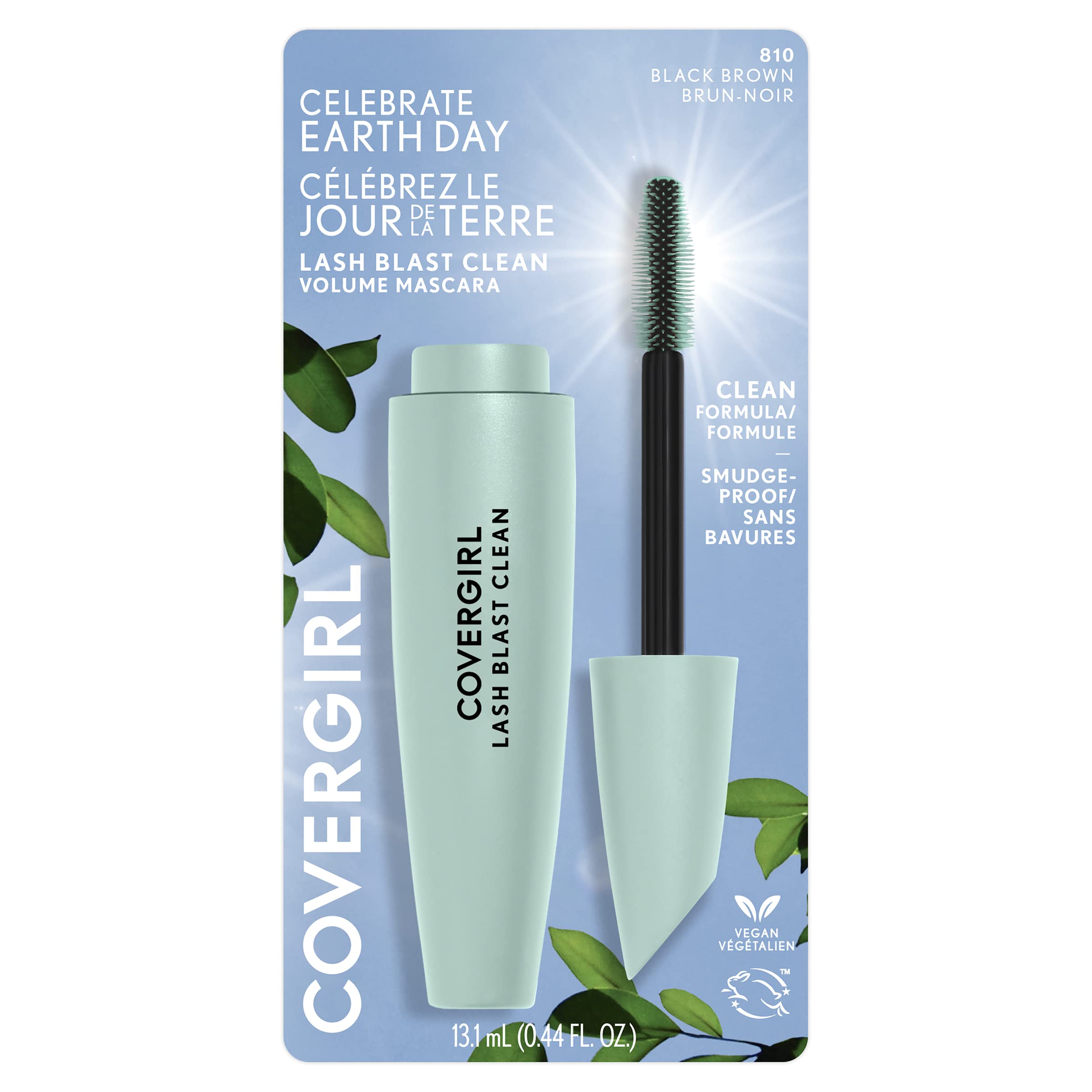 CoverGirl vegan formula with argan and marula oils nourishes lashes with volume.