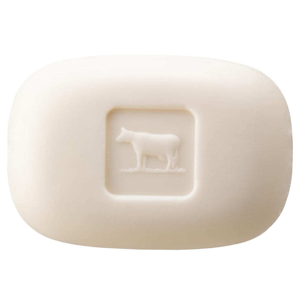 Cow Brand Red Box soap with squalane provides lasting moisture after washing.