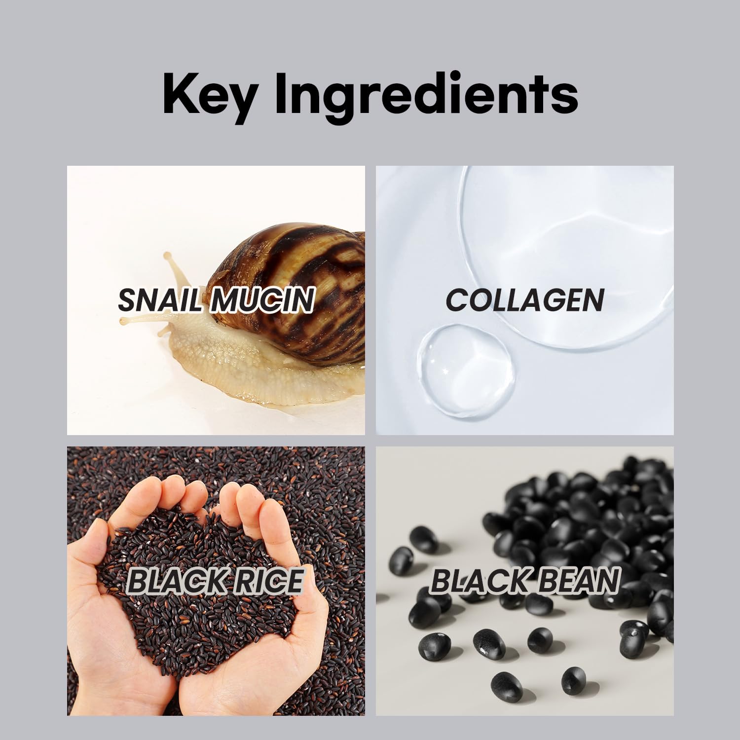 Texture mucin escargot concentré pour lisser et nourrir en douceur.