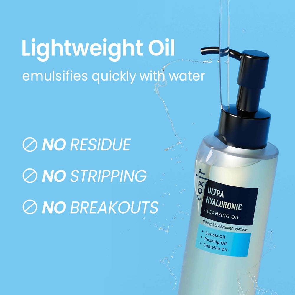 Coxir emulsifies with water for easy rinse-off