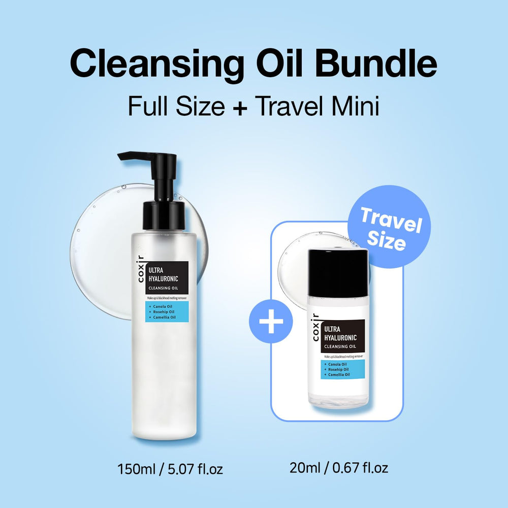 Coxir cleansing oil removes makeup gently without a greasy residue