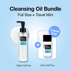 Coxir cleansing oil removes makeup gently without a greasy residue