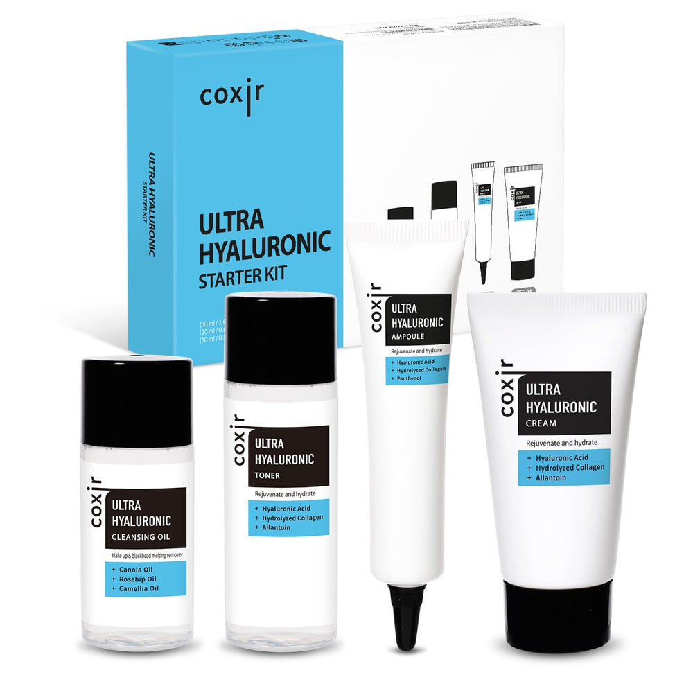 Coxir Ultra Hyaluronic cleansing oil removes makeup gently while preserving moisture.