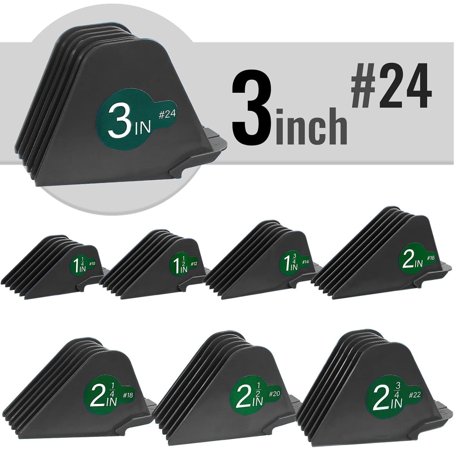 CR8GR8 eight-piece length-guard-set for versatile hair lengths