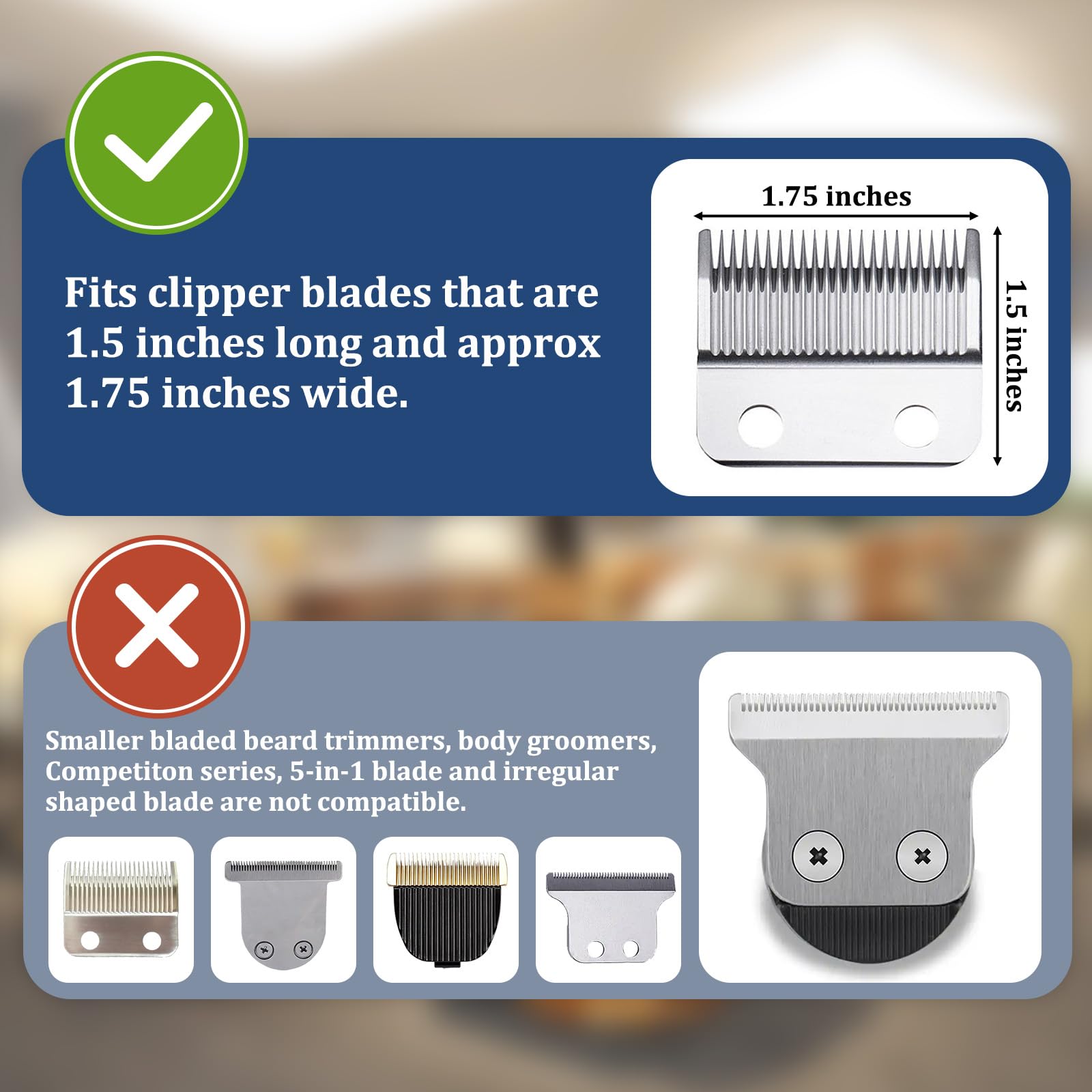 CR8GR8 guards with rounded edges for gentle scalp contact