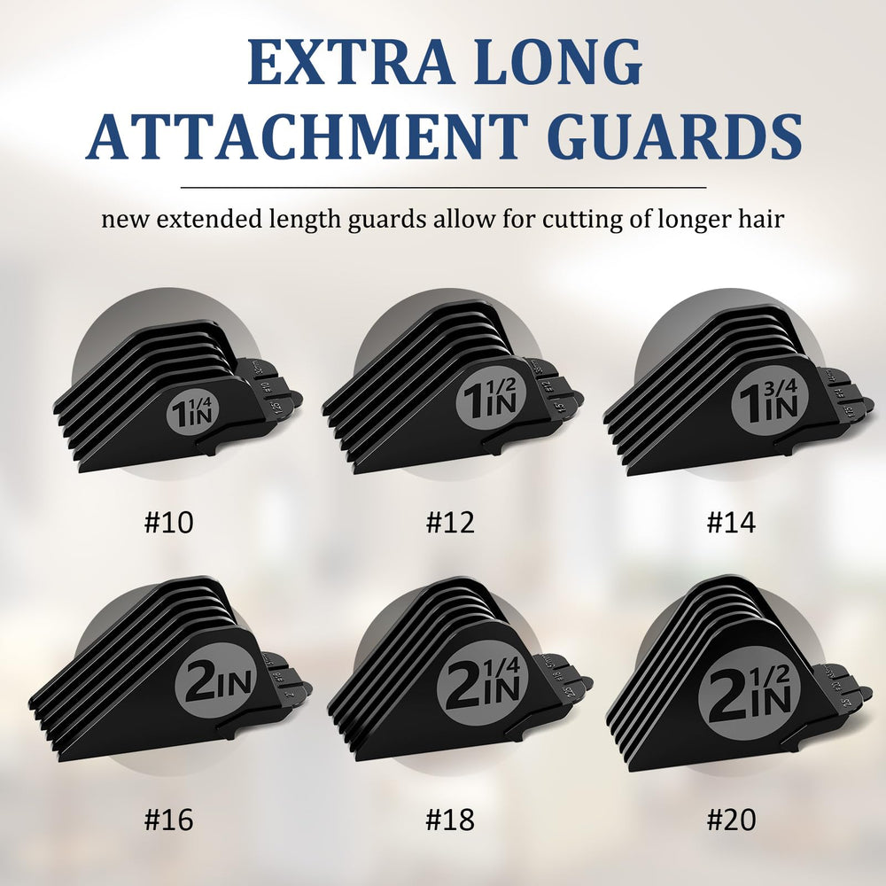 CR8GR8 guards fit securely on Wahl full-size clippers