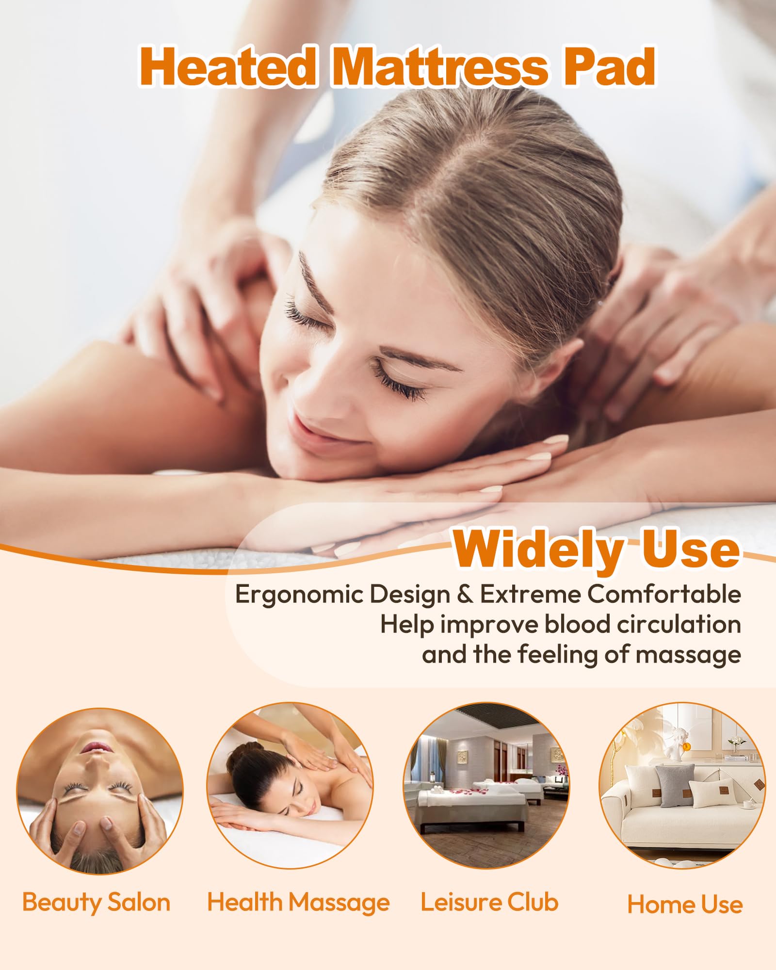 Crablux 71x30 inch fit on spa beds highlights broad compatibility.