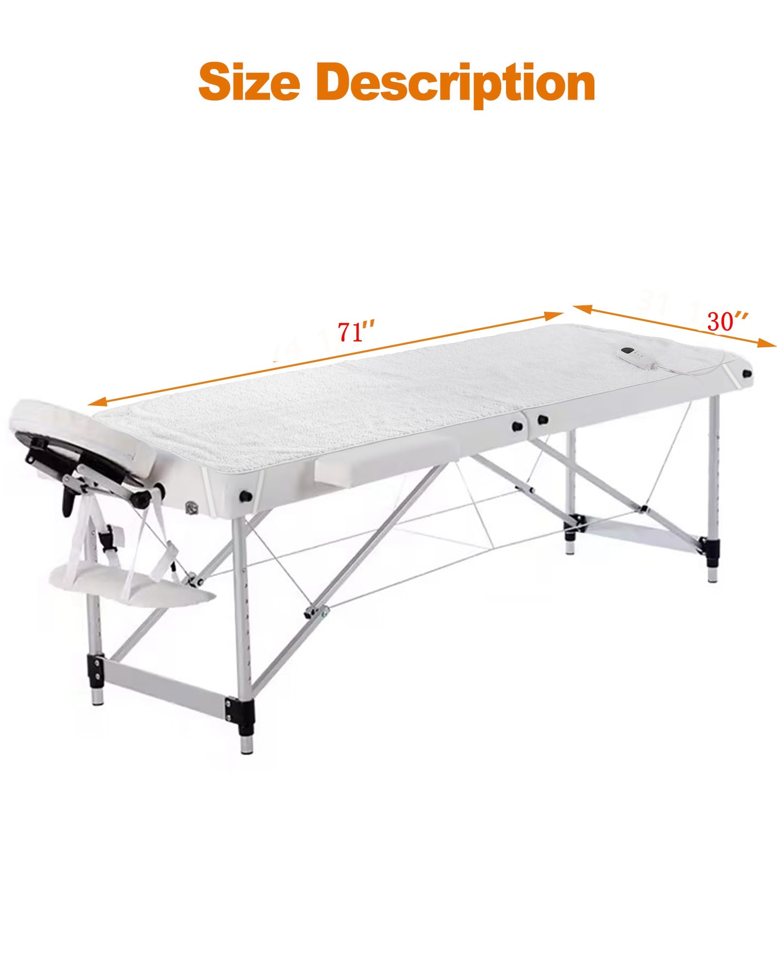 Crablux auto-overheat protection label emphasizes safe operation during sessions.