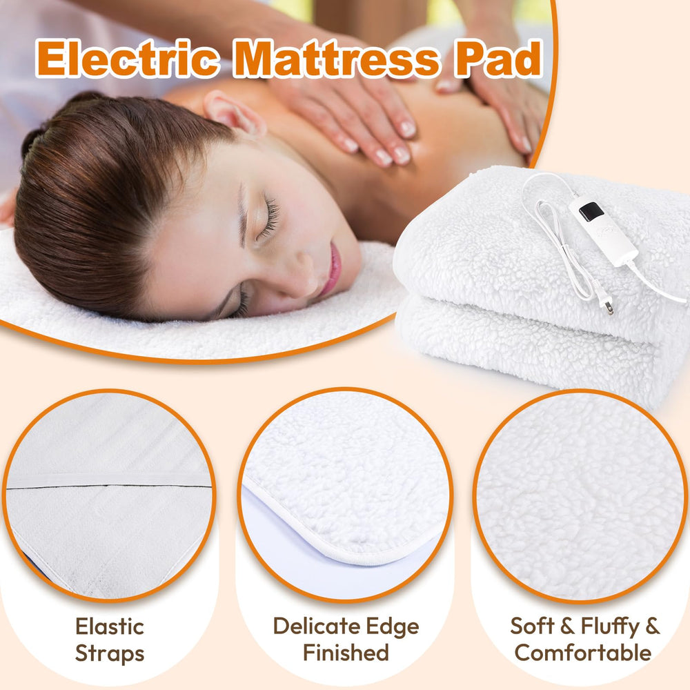Crablux soft fleece cover on warmer demonstrates luxurious spa-like warmth.