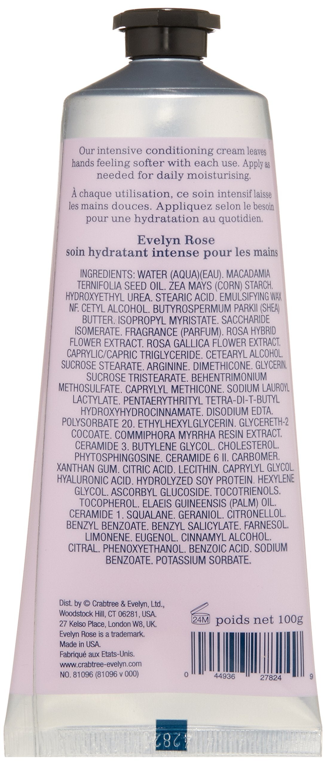 Crabtree & Evelyn Evelyn Rose hand application shows daily hydration ritual.