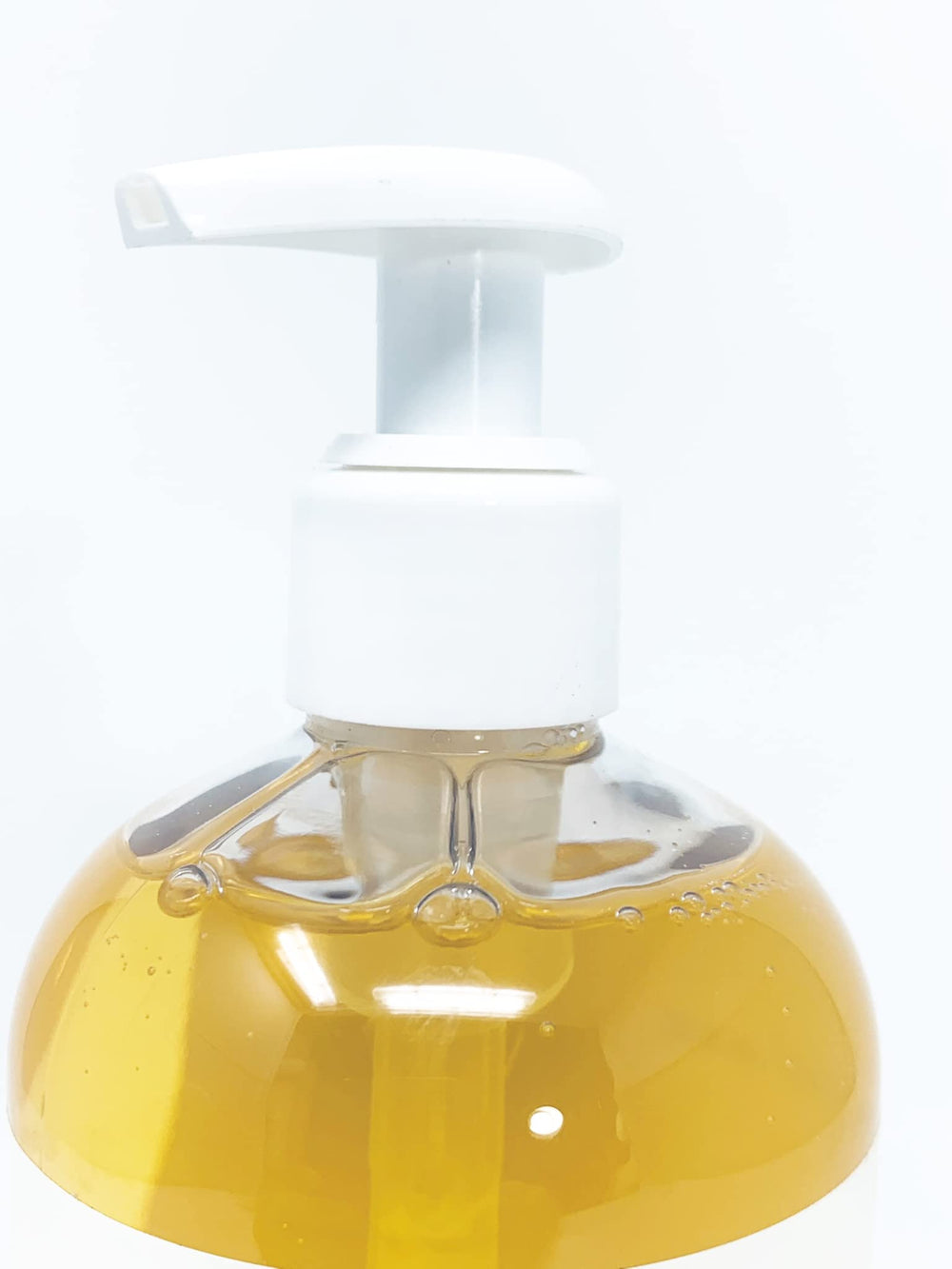 Product label close-up of Crabtree & Evelyn Gardeners hand soap packaging.